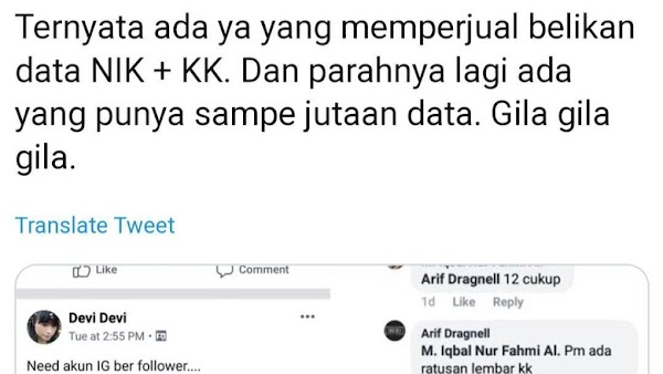 Viral Data e-KTP dan KK Warga Diperjualbelikan, Ini Respons Kemendagri