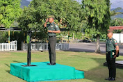 Kodim 0108/Agara Laksanakan Upacara Bendera Bulanan di Bulan Juli 2025