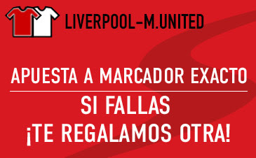 sportium bono 50 euros Premier Liverpool vs Manchester United 17 enero