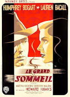 LE GRAND SOMMEIL. Cartel grande: 120 x 160 cms. Francia. Arte: Rocher Vacher. Imprenta: R. Deligne, París. EL SUEÑO ETERNO. The Big Sleep. 1946. Estados Unidos. Dirección: Howard Hawks. Reparto: Humphrey Bogart, Lauren Bacall, John Ridgely, Martha Vickers, Dorothy Malone, Regis Toomey, Elisha Cook Jr., Peggy Knudsen, Charles Waldron, Charles D. Brown, Bob Steele, Elisha Cook Jr., Louis Jean Heydt.