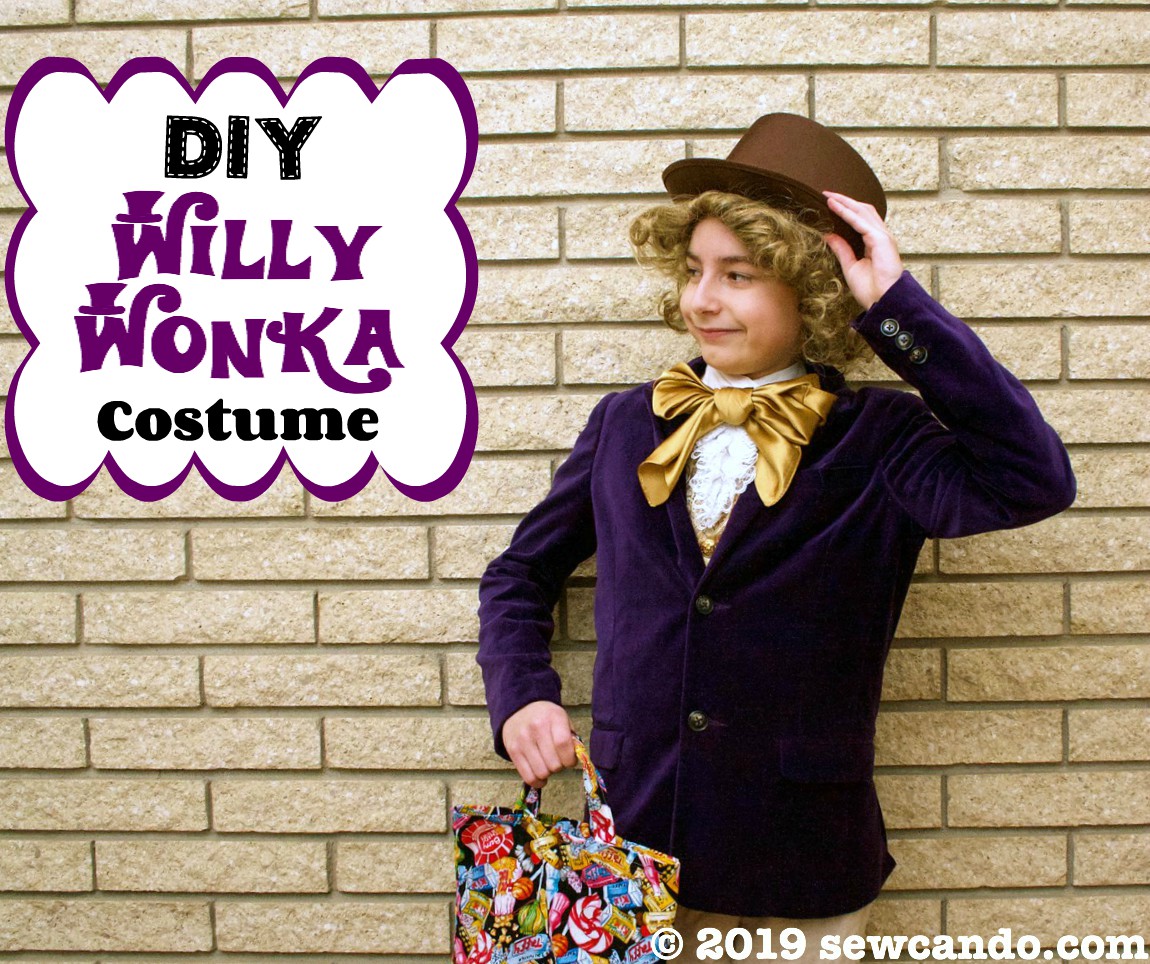 Sew Can Do: Our (mostly) DIY Willy Wonka Halloween Costume