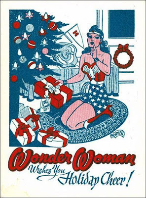 Holiday cheer from Wonder Woman