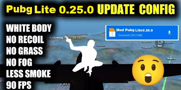 pubg Lite white body config file for 0.25.0 download with Password Mediafire Link for 32bit & 64bit - 2023