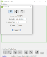Gambar DroidCam di Laptop