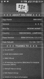 BBM MOD MANUAL ALA WM v3.3.2.31 terbaru
