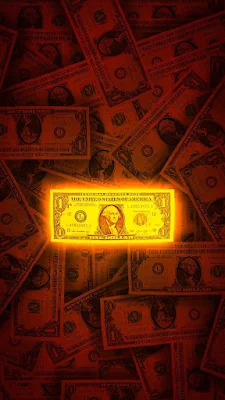 iPhone Wallpaper: Dollar, Golden Money, HD