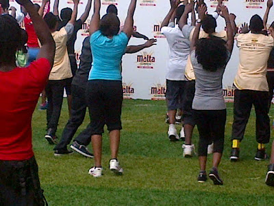 funke+akindele+malta+guiness+celebrity+5 Funke Akindele Spotted At Malta Guinness Celeb Workout