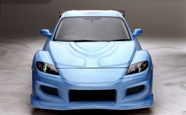 MAZDA RX8 MODIFIED DRIFTING CAR These new suspension pieces do their best 