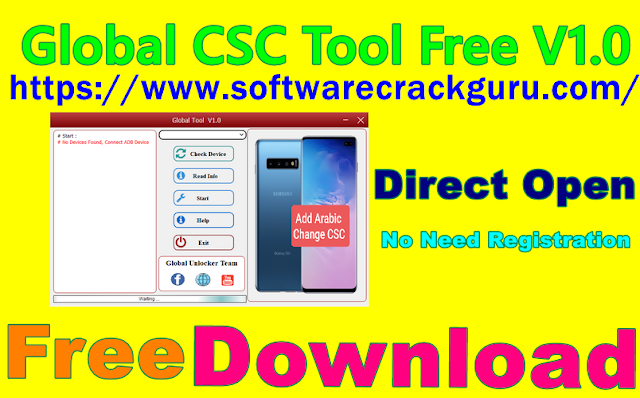 Global CSC Tool Free V1.0 Samsung Network Unlocker -2023