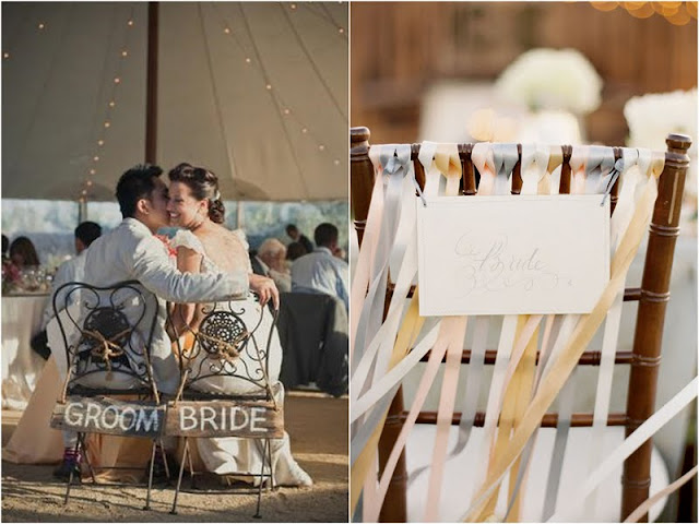 free template wedding chair signs