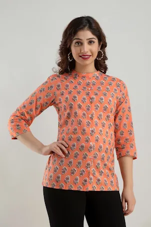 floral printed shirts for women