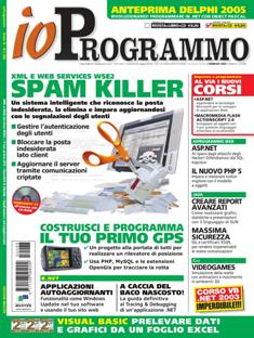 ioProgrammo 88 (2005-02) - Febbraio 2005 | ISSN 1128-594X | TRUE PDF | Mensile | Professionisti | Computer | Programmazione
ioProgrammo è la rivista di riferimento per sviluppatori e tecnici informatici, come amministratori di rete, responsabili EDP, grafici professionisti. Il bilanciamento fra teoria e pratica la rende adatta anche allo studente di informatica, grazie alla sezione dedicata ai corsi incentrati sullo sviluppo di un progetto pratico. Due le varianti di prodotto: rivista con CD-Rom allegato oppure rivista con CD-Rom e libro di approfondimento monotematico. ioProgrammo è lo strumento ideale per comunicare ad un pubblico estremamente specializzato, difficilmente raggiungibile con altre testate IT.