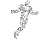 #10 Iron Man Coloring Page