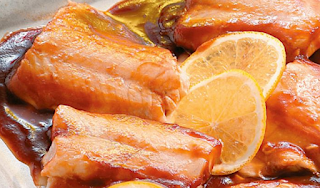 Pescada com laranja light