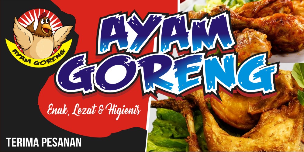 Download Contoh Spanduk Ayam Goreng Format CDR KARYAKU