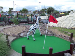 Adventure Golf Course at the Pleasure Beach Gardens in Great Yarmouth