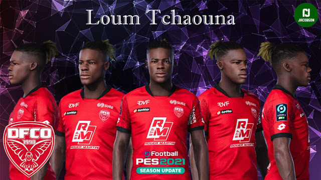 Loum Tchaouna Face For eFootball PES 2021