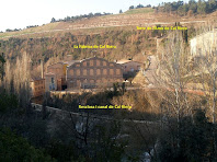 Vista de la façana nord de la Fàbrica de Cal Riera