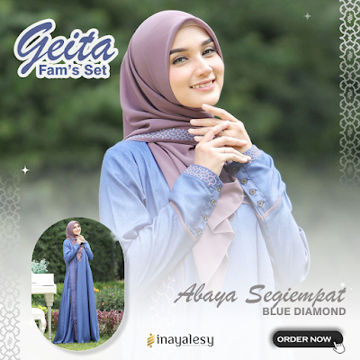 4+ Warna Abaya Segiempat Bikin Jatuh Cinta f