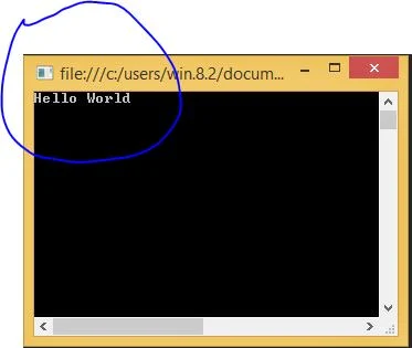 C# - Program Structure- Hello world output