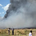 Un incendio de magnitud afectó el basural en Trenque Lauquen