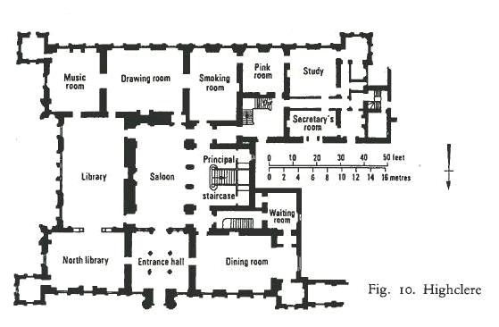 Highclere Castle Floor Plan