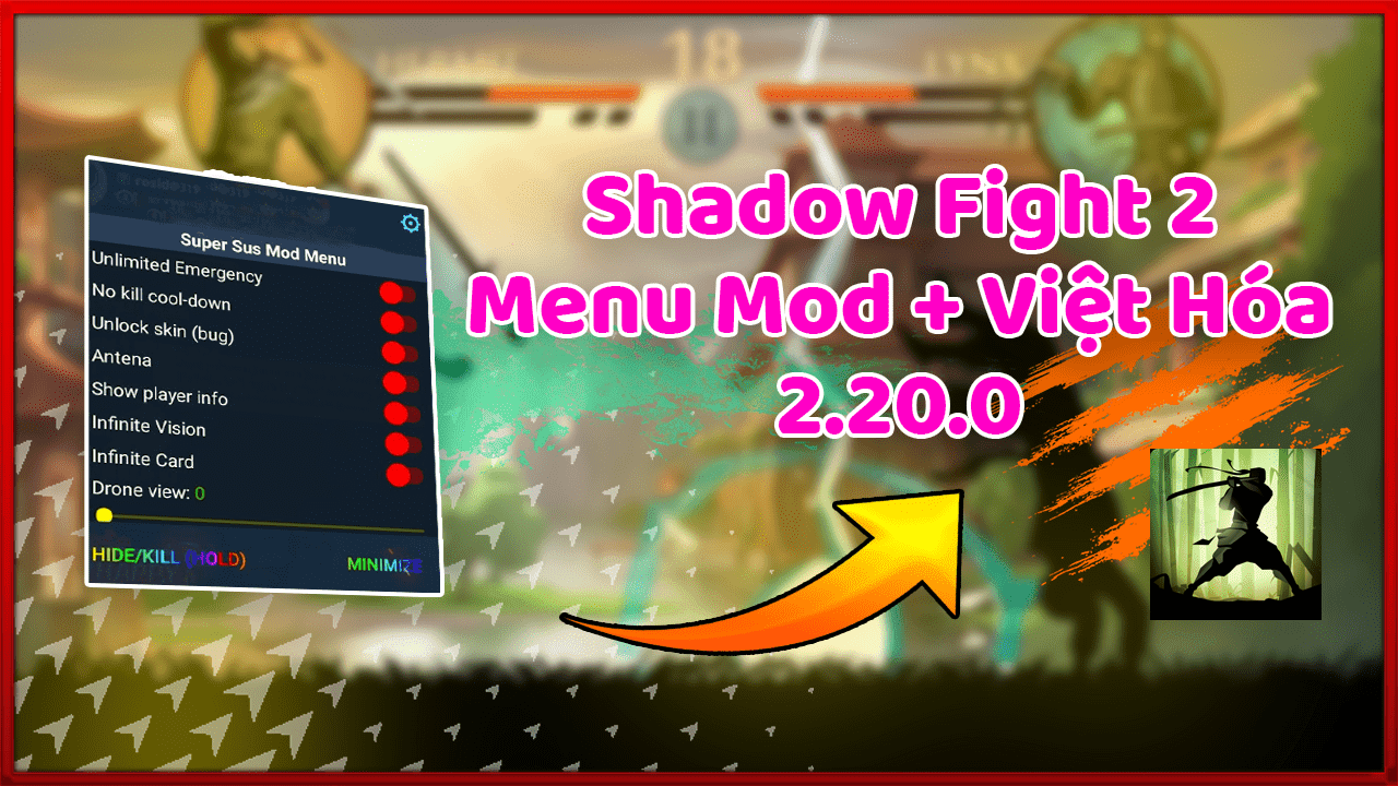 Shadow Fight 2 MOD APK 2.25.0 (Menu, Titan/Max level 52/Vô hạn tiền, vũ khí)