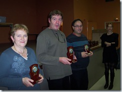 2010.11.14-007 Patrick vainqueur, Catherine 2ème et Didier Fonteau 3ème