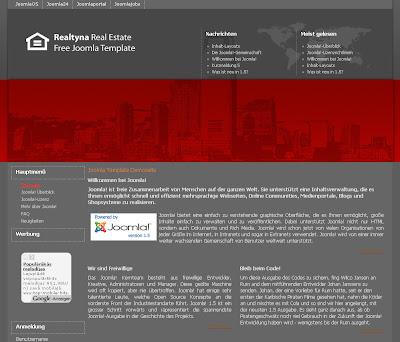 Real Estate Template Four - шаблон для Joomla 1.5