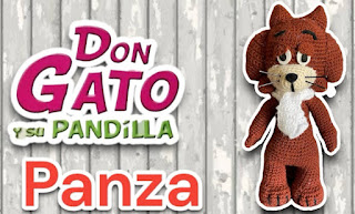 PATRON GRATIS PANZA | DON GATO Y SU PANDILLA AMIGURUMI 62959