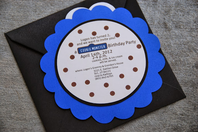 free printable cookie monster invites