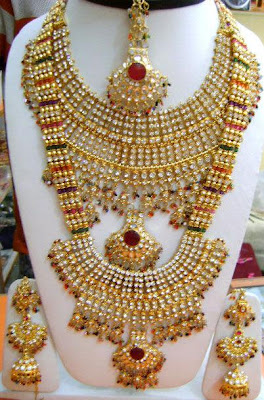 Indian Kundan Wedding Jewellery Set