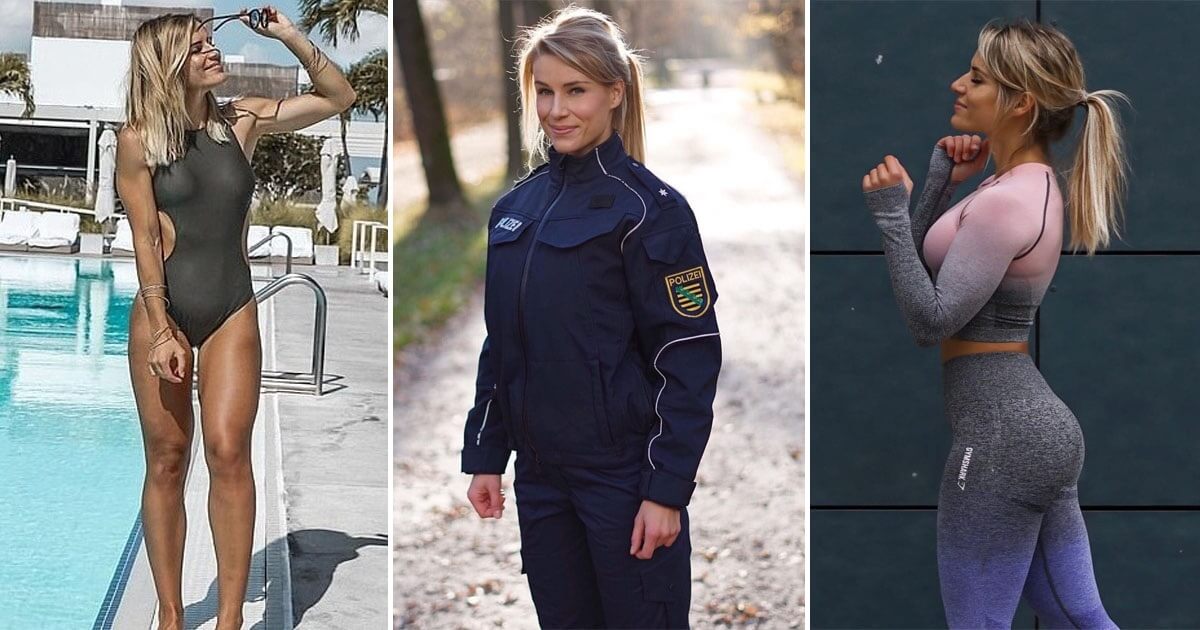 German Woman Of Incredible Beauty Has To Choose Between Being A Policewoman Or A Model