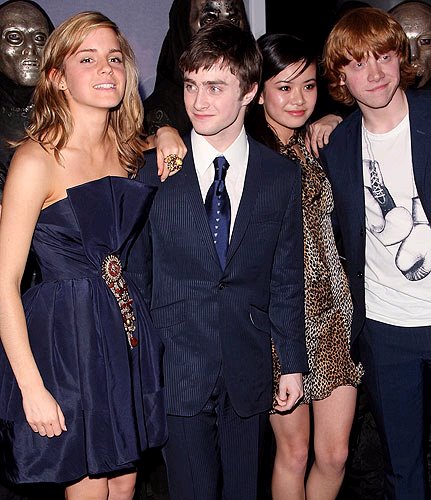 Emma watson Daniel Radcliffe Katie leung Rupert grint