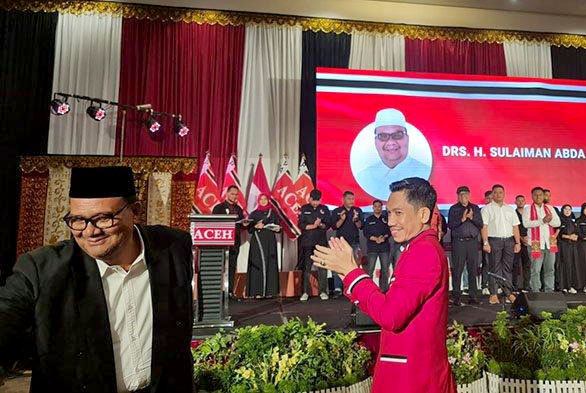 Sulaiman Abda Jadi Ketua Dewan Pakar Partai Aceh