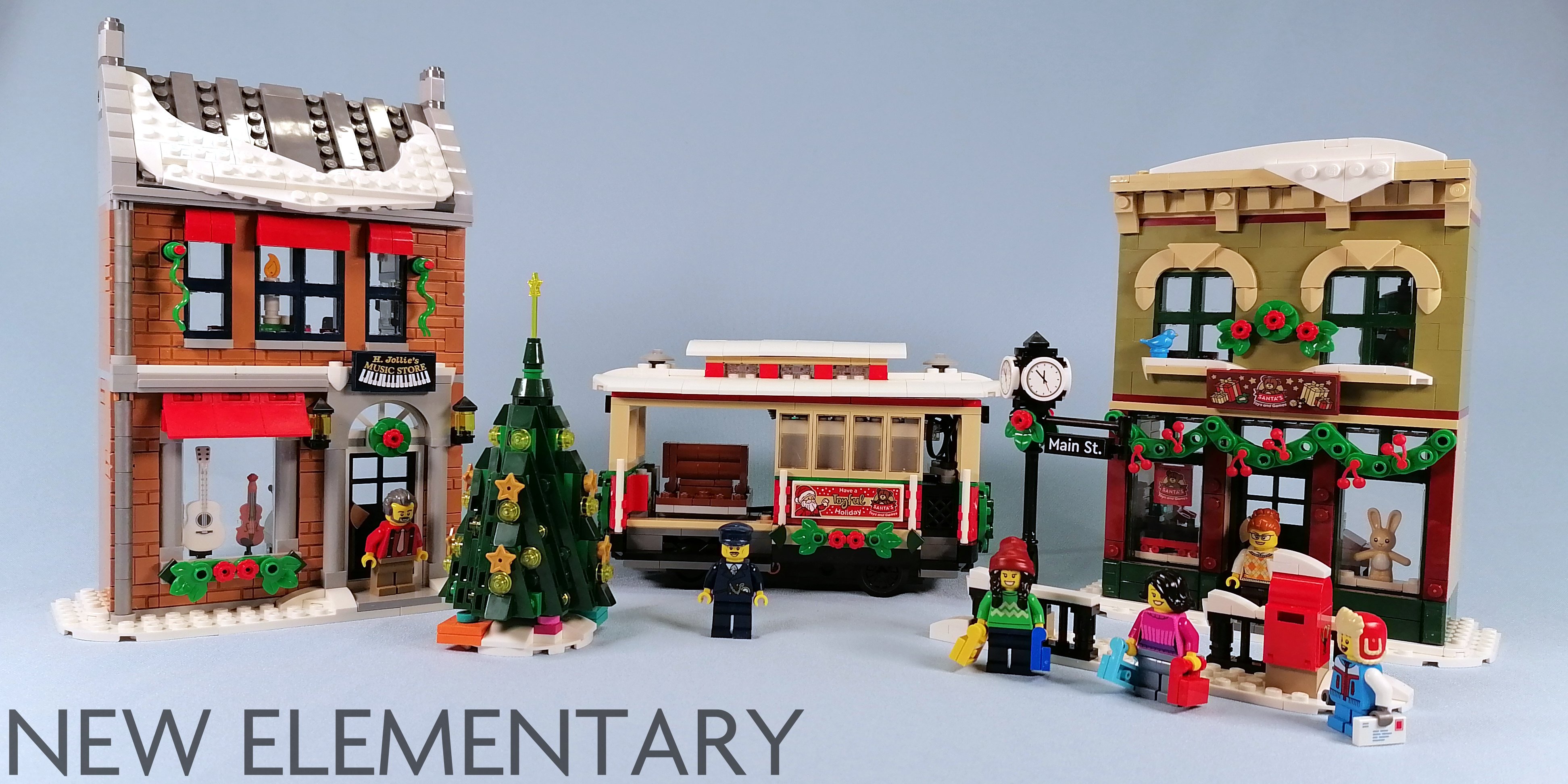 LEGO® Winter Village review: 10308 Holiday Main Street | New Elementary: LEGO® parts, sets techniques