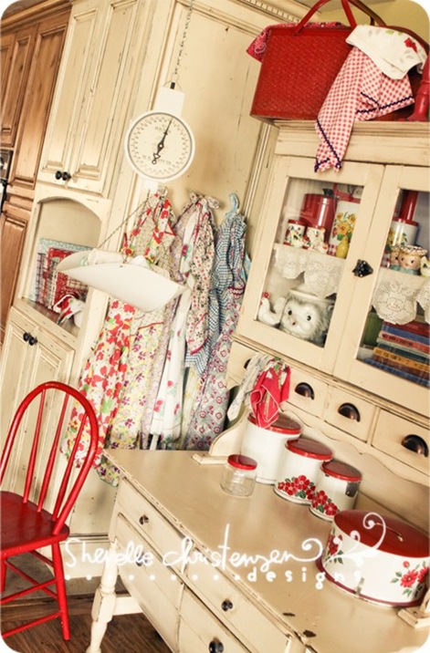 vintage country kitchen