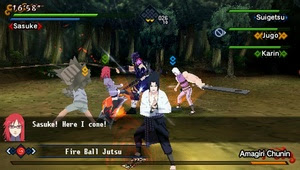 Naruto Shippuden: Kizuna Drive(US).iso psp screenshot 4