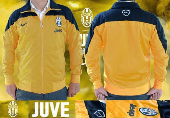 Jacket Bola Grade Ori  Sideline Track Juventus Yellow-Black 2013-14