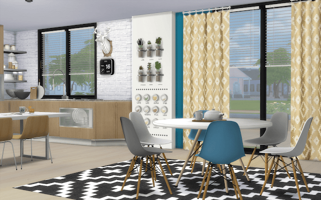 scandinavian house sims 4