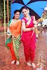 Munmun Datta (Babita) with Sonalika Joshi (Madhvi Bhide)