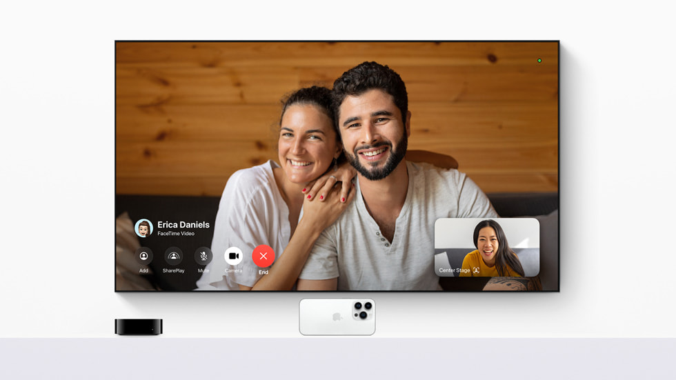 Image of tvOS 17 brings FaceTime and video conferencing to the biggest screen in the home