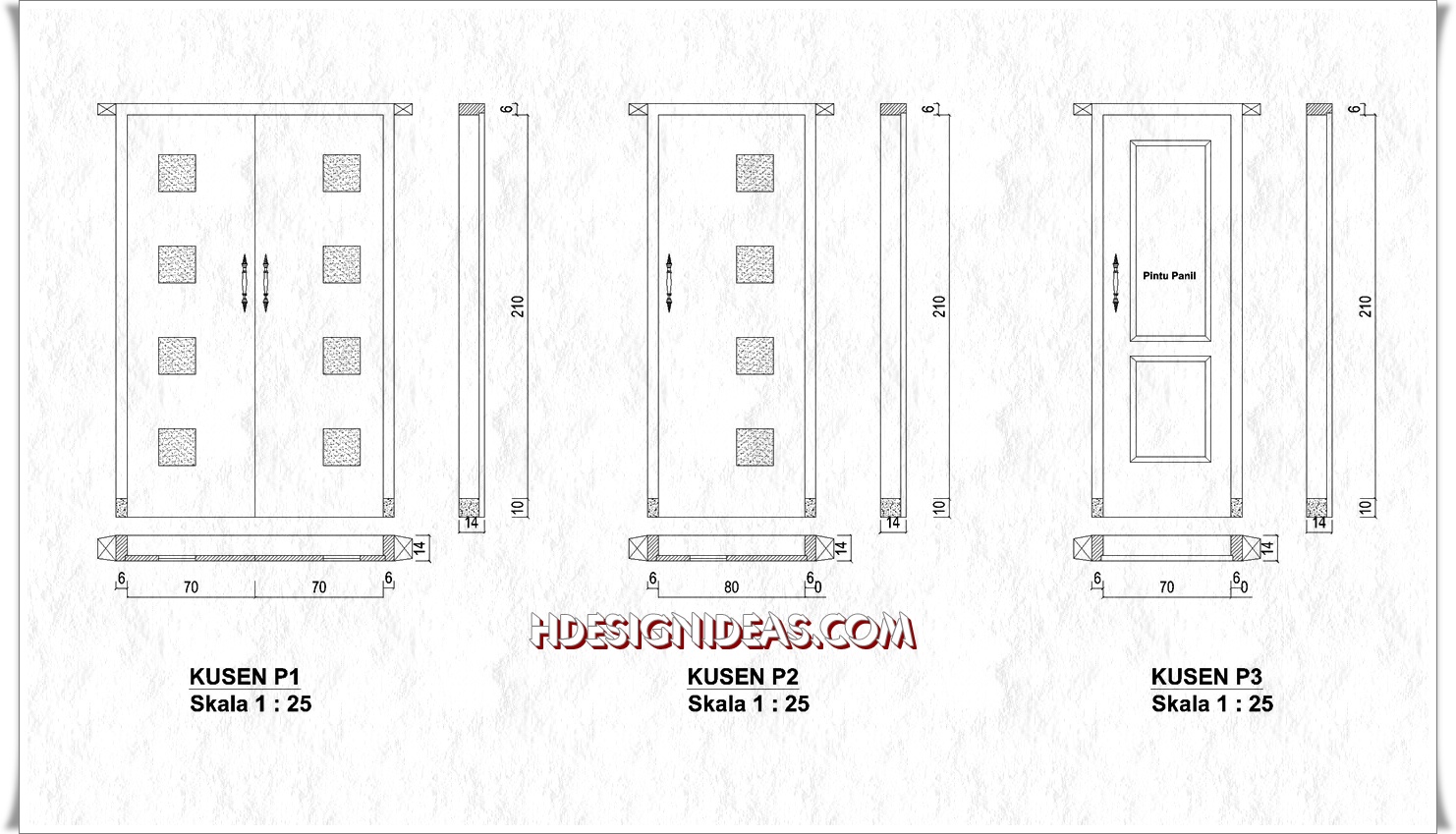 Denah Rumah  Minimalis  Pintu  2  pintu  rumah  minimalis  2  