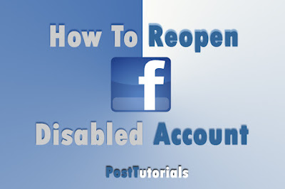 How to open facebook disabled account