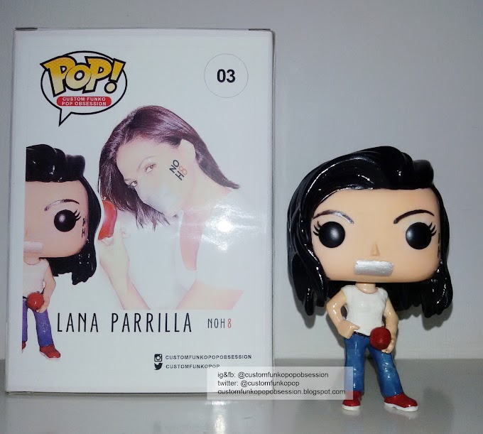 Lana Parrilla Custom Funko Pop V3 NOH8 Campaign