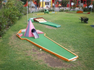 Crazy Golf in Towyn