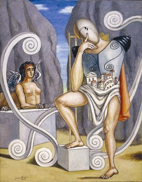 De Chirico: Edipo e la Sfinge