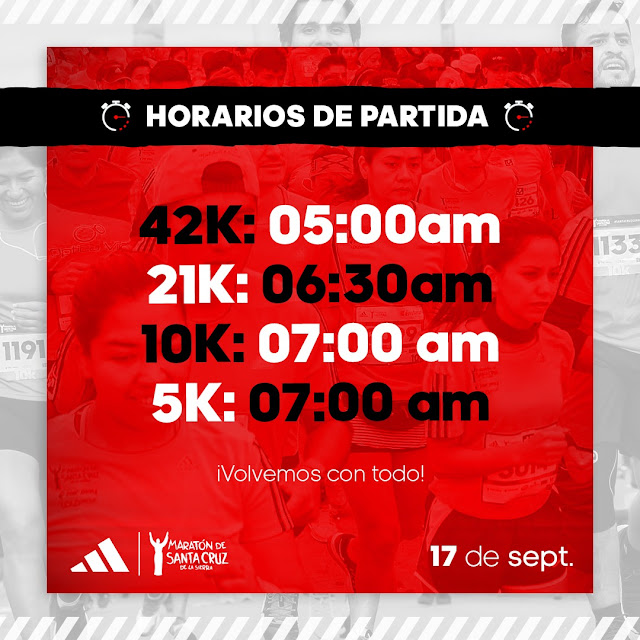 La 6ta. adidas Maratón de Santa Cruz de la Sierra  tendrá atletas internacionales de élite