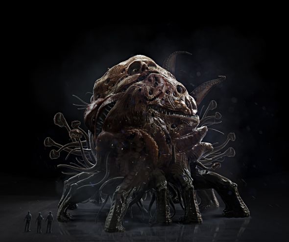 Joseph Diaz artstation ilustrações artes conceituais 3D fantasia terror sombrio lovecraft cthulhu