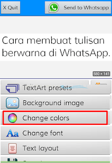 Cara Membuat Tulisan Warna Dan Unik Di Whatsapp